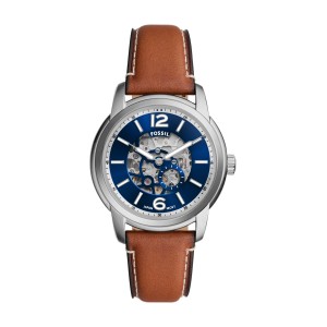 Fossil - Montre Heritage cuir marron  - Ref ME3263
