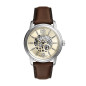 Fossil - Montre Homme - RD SLV CRM STRP - Ref ME3264