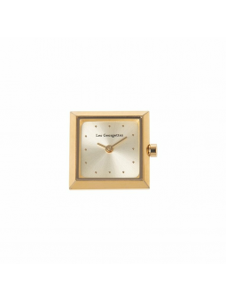 Les Georgettes - Montre Couture Absolue carrée acier doré - Ref 703405432I2000