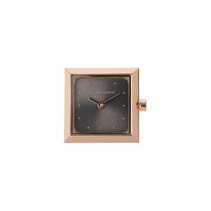 Les Georgettes - Montre Couture Absolue carrée acier rose gold - Ref 703405437I1000