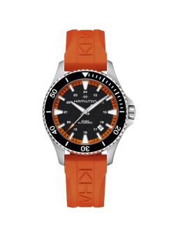 Hamilton - Montre Khaki Navy Scuba orange  - Ref H82395331
