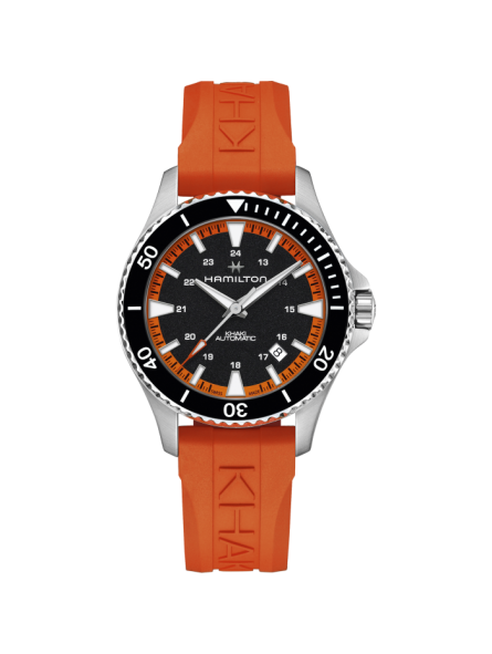 Hamilton - Montre Khaki Navy Scuba orange  - Ref H82395331