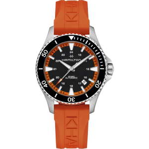 Hamilton - Montre Khaki Navy Scuba orange  - Ref H82395331