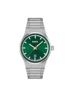 Hugo Boss - Montre Collection Sport Lux Candor Acier Argenté cadran vert - Ref 1514079