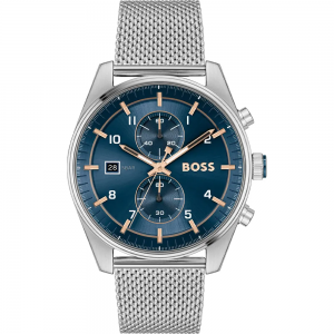 Hugo Boss - Montre Quartz Skytraveller Bleu  - Ref 1514149