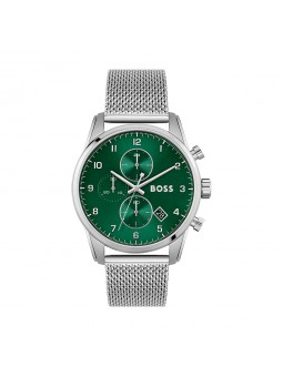 Hugo Boss - Montre Sport Lux Skymaster Acier Argenté - Ref 1513938