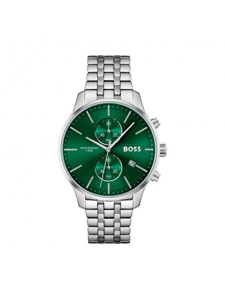 Hugo Boss - Montre Collection Business Associate Acier Argenté - Ref 1513975