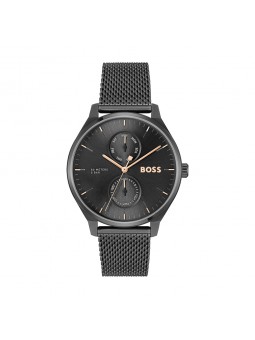 Hugo Boss - Montre Collection Business Tyler Acier PVD Noir - Ref 1514105