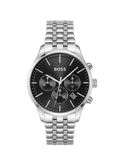 Hugo Boss - Montre Collection Avery Acier Argenté - Ref 1514157