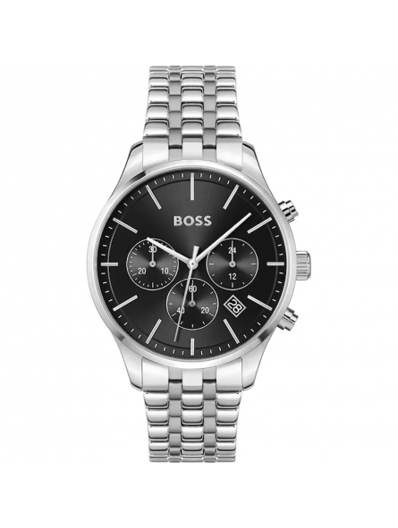 Hugo Boss - Montre Collection Avery Acier Argenté - Ref 1514157