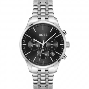 Hugo Boss - Montre Collection Avery Acier Argenté - Ref 1514157