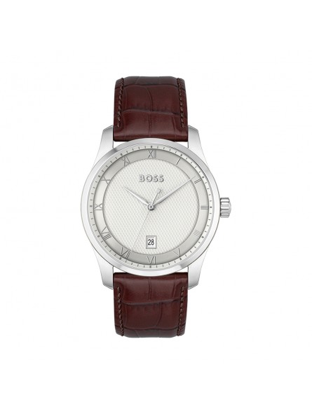 Hugo Boss - Montre Collection Business Principle Cuir Marron - Ref 1514114