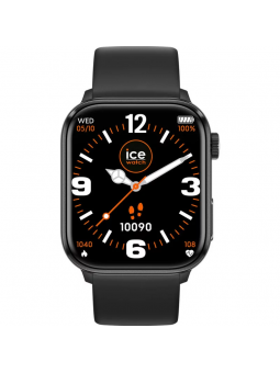 Ice Watch - Montre Ice Digit Retro Plastique Argente Rectangulaire Quartz - Ref 022735