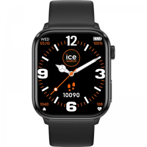 Ice Watch - Montre Ice Digit Retro Plastique Argente Rectangulaire Quartz - Ref 022735