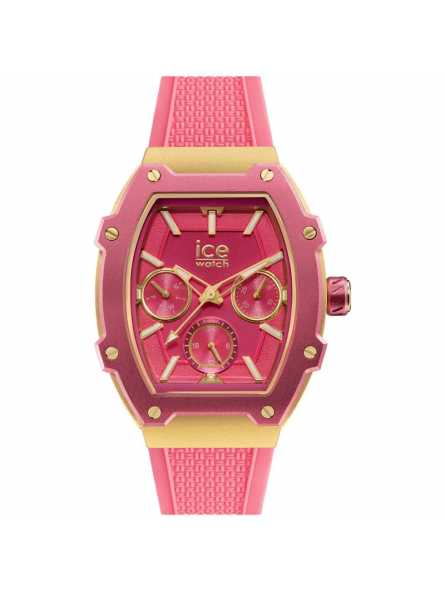 Ice Watch - Montre Collection Ice Boliday Silicone Rose - Ref 023288