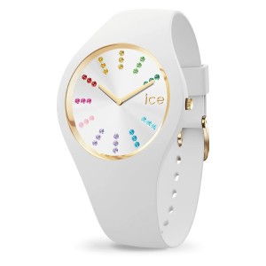 Ice Watch - Montre Femm Collection Ice Cosmos Silicone Blanc - Ref 021342