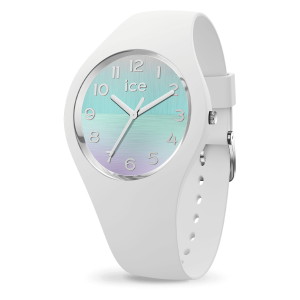 Ice Watch - Montre Collection Ice Horizon Silicone Blanc - Ref 021356
