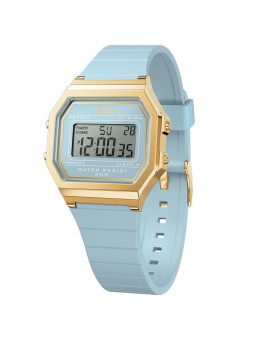 Ice Watch - Montre Collection Ice Digit Retro Silicone Bleu - Ref 022058