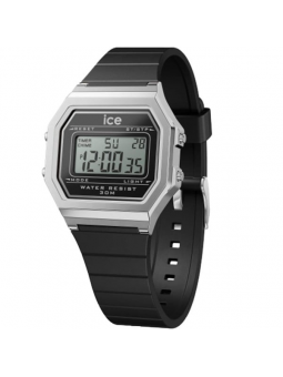 Ice Watch - Montre Collection Ice Digit RetroSilicone Noir - Ref 22063