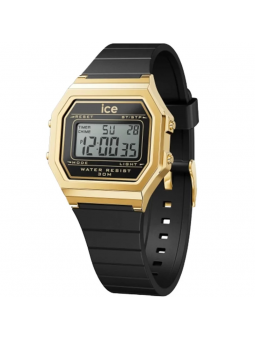 Ice Watch - Montre Collection Ice Digit Retro Silicone Noir - Ref 022064