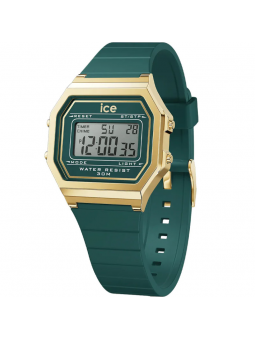 Ice Watch - Montre Collection Ice Digit Retro Silicone Vert - Ref 022069