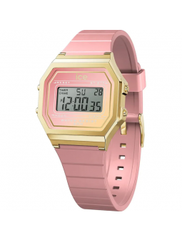 Ice Watch - Montre Collection Ice Digit Retro Silicone Rose - Ref 022715