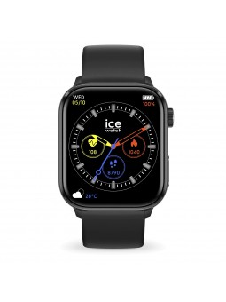 Ice Watch - Montre Connectée Ice Smart 2.0 Silicone Noir - Ref 022535