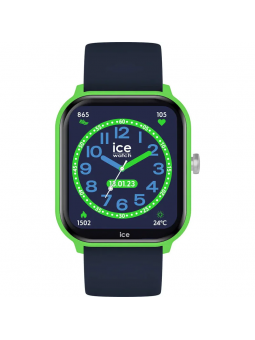 Ice Watch - Montre Connectée Ice Smart Silicone Bleu - Ref 022790