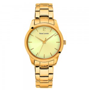 Pierre Lannier - Montre Roxane Acier PVD Doré - Ref 067M542