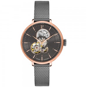 Pierre Lannier - Montre Melodie Acier  Ronde - Ref 349A739