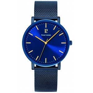 Pierre Lannier - Montre Essential Acier PVD Bleu - Ref 218F466