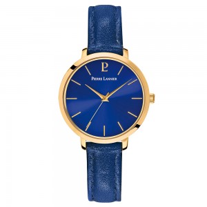 Pierre Lannier - Montre Chouquette cuir bleu - Ref 038J566