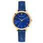 Pierre Lannier - Montre Femme - Chouquette Cadran Bleu Bracelet Cuir Bleu - Ref 038J566