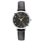 Pierre Lannier - Montre Femme - Chouquette - Cadran noir - Bracelet Cuir - Ref 046H633