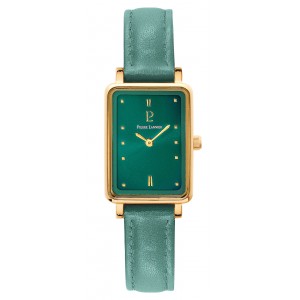 Pierre Lannier - Montre Ariane cuir vert - Ref 050K577