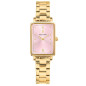 Pierre Lannier - Montre Femme - Ariane - bracelet Acier doré - Cadran rectangle rose - Ref 052J552