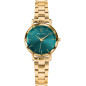 Pierre Lannier - Montre Femme - Multiples Cadran Vert Bracelet Acier Doré - Ref 012P562