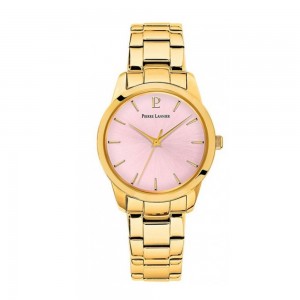 Pierre Lannier - Montre Roxane Acier doré Ronde Quartz - Ref 067M552