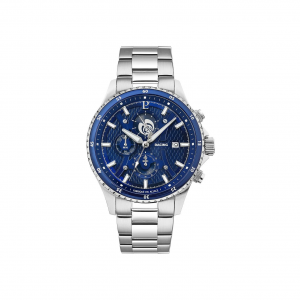 Pierre Lannier - Montre RCS Cadran Bleu Bracelet Acier Argenté - Ref 462B169