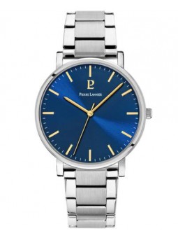 Pierre Lannier - Montre Essential Cadran Bleu Bracelet Acier - Ref 251G161