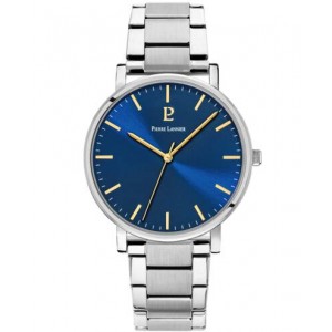 Pierre Lannier - Montre Essential Cadran Bleu Bracelet Acier - Ref 251G161