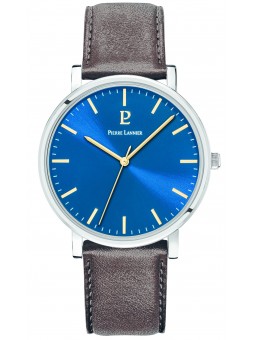 Pierre Lannier - Montre Essential cuir marron - Ref 217G164