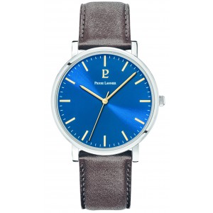 Pierre Lannier - Montre Essential cuir marron - Ref 217G164