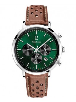 Pierre Lannier - Montre Baron Vert cuir perforé  - Ref 219G164