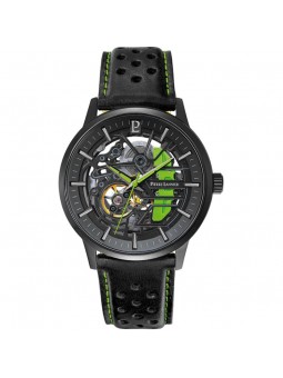 Pierre Lannier - Montre Paddock automatique Cuir Noir - Ref 341A477