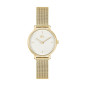 Lacoste - Montre Femme - Suzanne - Cadran Blanc - Bracelet Acier doré - Ref 2001322
