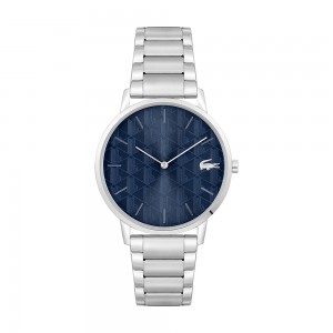 Lacoste - Montre Collection Crocorigin Acier Argenté - Ref 2011305