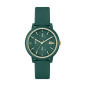 Lacoste - Montre Femme - Multifonction - Cadran Vert - Bracelet Silicone Vert - Ref 2001329