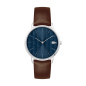 Lacoste - Montre Homme - Crocorigin - Cadran Bleu - Bracelet cuir - Ref 2011307