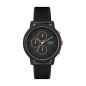 Lacoste - Montre Homme - Chrono - Cadran Noir - Bracelet Silicone Noir - Ref 2011247